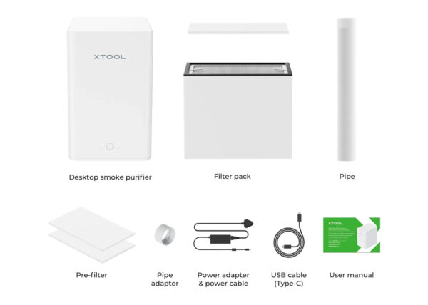 XTool Purificatore di Fumo per Macchina Laser F1 e M1 Ultra - immagine 4